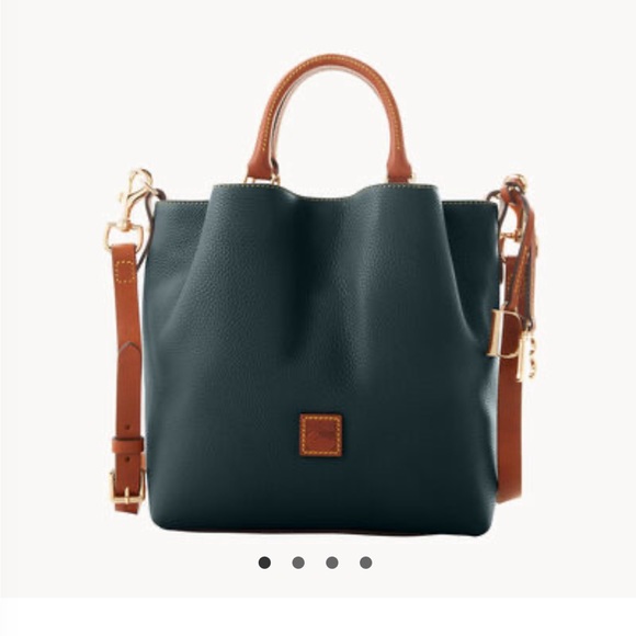 New w/ tags Dooney & Bourke Small Barlow in Black pebble grain real leather - Picture 6 of 8